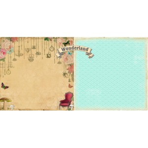 Mad Tea Party Collection - Wonderland 12x12 Paper